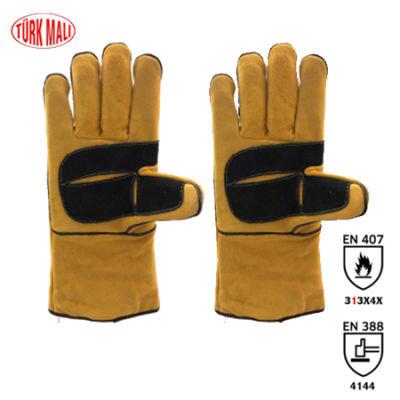 Kevlar İpli Kaynak Eldiveni - Marsala Carbon K-101-35 - 2