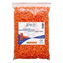 Aran Safety Stil Kulak Tıkacı Dispenser Dolum Paketi - AR-AN İSG Malzemeleri