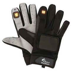 Led Sinyal Veren Bisiklet ve Scooter Eldiveni - Dokunmatik Uyumlu - Cosywolf