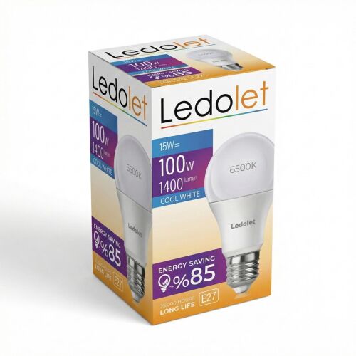 LEDOLET 15W BEYAZ LED AMPUL - 2