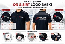 Logo Baskı Hizmeti | Ön, Sırt ve Kol DTF Baskı - 1