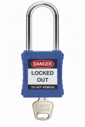 LS-G01 Çelik Çene 38mm Emniyet Asma Kilit (MK-GMK) - PRO-INC Loto Eked