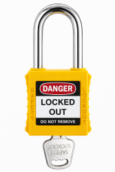 LS-G01 Çelik Çene 38mm Emniyet Asma Kilit (MK-GMK) - 4