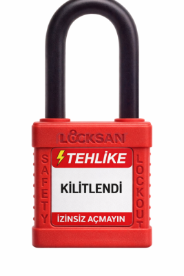 LS-G11 Loto Eked 38mm Plastik Çene Emniyet Asma Kilit (GMK-MK) - 1