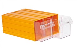 Mano Takım Çantası - Sarı Plastik Çekmeceli Kutu - 1