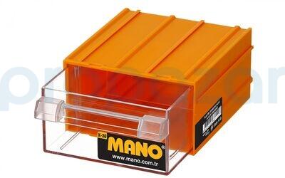 Mano Takım Çantası - Sarı Plastik Çekmeceli Kutu - 7