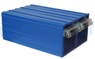 ManoTakım Çantası - Mavi Plastik Çekmeceli Kutu - 1