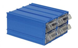 ManoTakım Çantası - Mavi Plastik Çekmeceli Kutu - 2