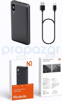 MCDODO MC-434 10,5W 10.000 MAH SİYAH POWERBANK - 4