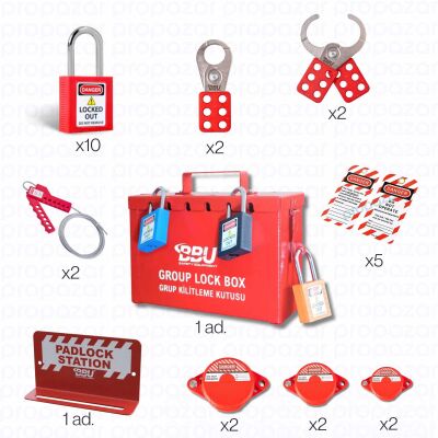 Mekanikci EKED LOTO Etiketleme Kilitleme Seti - 1