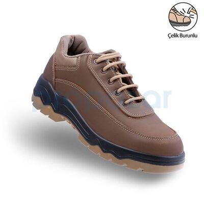 Mekap 042 S2 Alpina Çelik Burunlu İş Ayakkabısı Kahverengi - 1