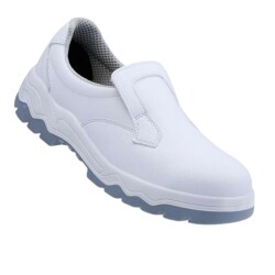 Mekap 060 Medley Çelik Burunlu Beyaz Bağcıksız Ayakkabı - Mekap İş Ayakkabıları
