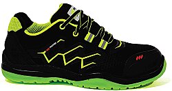 Mekap Neon RMK-82 S2 Alüminyum Burun Mikrofiber Siyah Yeşil İş Ayakkabısı - 1