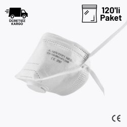 MFA A-167 FFP1 Ventilsiz Toz Maskesi 120li Paket - MFA Maske Modelleri