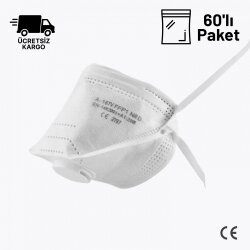 MFA A-167V FFP1 NR D Toz Maskesi Ventilli 60lı Paket - MFA Maske Modelleri