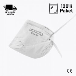 MFA A-267 FFP2 Ventilsiz Toz Maskesi 120li Paket - 1