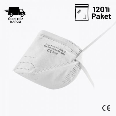 MFA A-267 FFP2 Ventilsiz Toz Maskesi 120li Paket - 1