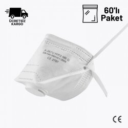 MFA A-267V FFP2 NR D Toz Maskesi Ventilli 60lı Paket - 1