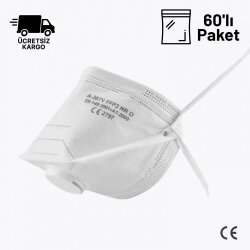 MFA A-367V FFP3 NR Toz Maskesi Ventilli 60lı Paket - 1