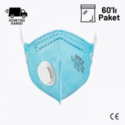 MFA C-167V FFP1 NR D Toz Maskesi Ventilli 60lı Paket - MFA Maske Modelleri