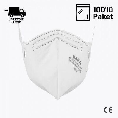 MFA C-267 FFP2 NR D Ventilsiz Toz Maskesi 100lü Paket - 1