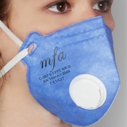 MFA C-267V T Tokalı FFP2 NR D Toz Maskesi Ventilli - MFA Maske Modelleri
