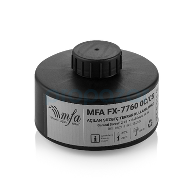 MFA Gaz Filtresi FX-7760 A2-P3 Rd40 Vidalı - 1