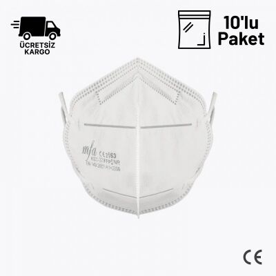 MFA KST-37 FFP2 NR N95 Profesyonel Maske 10lu Paket - 1