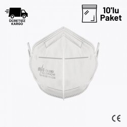MFA KST-37 FFP2 NR N95 Profesyonel Maske 10lu Paket - MFA Maske Modelleri