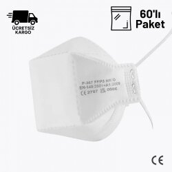 MFA P-367 FFP3 NR Ventilsiz Toz Maskesi 60lı Paket - 1