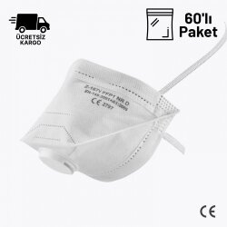 MFA Z-167 V FFP1 NR D Toz Maskesi Ventilli 60lı Paket - 1