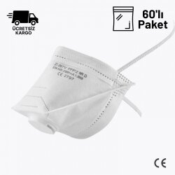 MFA Z-267V FFP2 NR D Toz Maskesi Ventilli 60lı Paket - 1