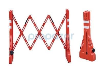 MFK 7001 Akordiyon Bariyer Kırmızı+Reflektif - 1