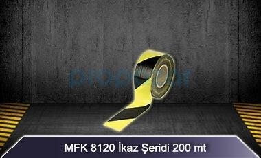 MFK 8120 Sarı Siyah İkaz Şeridi 200 mt - 1