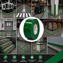 Mfk 8200E Yer İşaretleme Bandı Yeşil 5 Cm 30 M - MFK