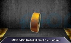 MFK 8406 Sarı Petekli Reflektif Bant - 2