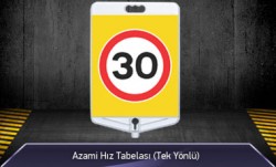 MFK 9306-9307 Azami Hız 30 Tabelası Tek Yönlü - 1