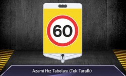 MFK 9308 Azami Hız 60 Tabelası Tek Yönlü - 1