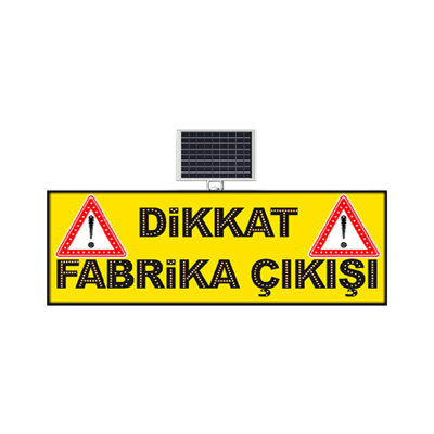 MFK 9653 Dikkat Fabrika Çıkışı 60X180CM - 1