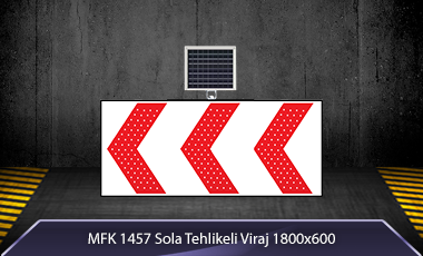 MFK 9658 Sola Tehlikeli Viraj Akülü Solar Levha - 1