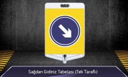 MFK9310 Dikdörtgen Sağdan Gidiniz Tabelası Tek Taraflı - 1