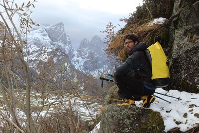 Mountaineer Alpine Route Yarı Kramponlu Su Geçirmez Dağcı Botu WP Siyah Sarı - 3