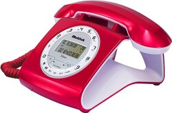 MULTITEK RETRO KABLOLU TELEFON - 4
