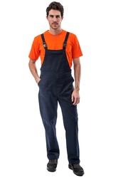 MyForm 10101 Garden Bahçıvan Askılı Tulum Lacivert - Myform İş Kıyafetleri