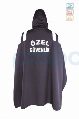 MyForm 16111 Özel Güvenlik Yağmurluk Siyah - 2