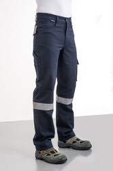 MyForm 2106 Palmira Teknik İş Pantolonu Lacivert Gri - 2
