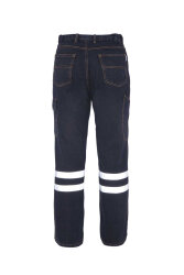 MyForm 2136 Sona Denim Kot İş Pantolonu Siyah - 2