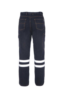 MyForm 2136 Sona Denim Kot İş Pantolonu Siyah - 2