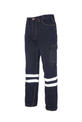 MyForm 2136 Sona Denim Kot İş Pantolonu Siyah - MyForm