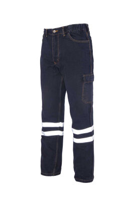 MyForm 2136 Sona Denim Kot İş Pantolonu Siyah - 1